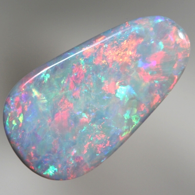SOLID SEMI BLACK OPAL Bright and sparkling fire
